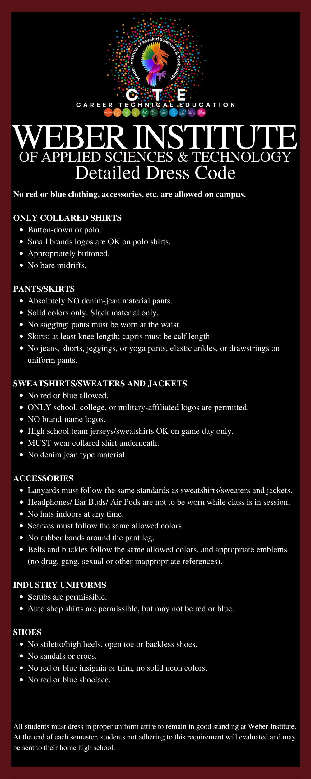 Detailed Dress Code